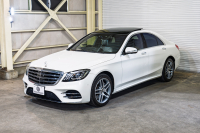 メルセデスベンツ Sクラス S450 ｴｸｽｸﾙｰｼﾌﾞ AMGﾗｲﾝ ﾚｰﾀﾞｰSP　後期 黒革 ﾊﾟﾉﾗﾏSR ﾅﾋﾞTV 360ｶﾒ ﾌﾞﾙﾒｽﾀｰ ﾍｯﾄﾞｱｯﾌﾟD ｿﾌﾄﾄﾞｱｸﾛｰｼﾞｬｰ 自動ﾄﾗﾝｸ ﾜｲﾔﾚｽﾁｬｰｼﾞ ｴｱﾊﾞﾗﾝｽPKG　2年保証