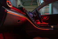 メルセデスベンツ Cクラス C220d 4MATIC ｵｰﾙﾃﾚｲﾝ ﾚｻﾞｰEX&ﾚｰﾀﾞｰP　ACC Pｽﾀ ECO 黒革 ﾊﾟﾉﾗﾏR HDDﾅﾋﾞ 360ｶﾒﾗ Carplay Brumesterｻｳﾝﾄﾞ 純正18ｲﾝﾁAW LKA LCA 2年保証付