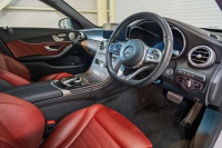 メルセデスベンツ Cクラス C220d ﾛｰﾚｳｽｴﾃﾞｼｮﾝ ﾚｻﾞｰｴｸｽｸﾙｰｼﾌﾞ&ﾚｰﾀﾞｰSP　後期 赤革 MBUXﾅﾋﾞTV ﾌﾞﾙﾒｽﾀｰS 360ｶﾒﾗ HUD ACC ｴｱｻｽﾍﾟﾝｼｮﾝ ﾏﾙﾁﾋﾞｰﾑLED AMGｽﾀｲﾘﾝｸﾞPKG AMG18ｲﾝﾁAW　2年保証