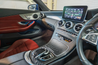 メルセデスベンツ Cクラス C180 ｸｰﾍﾟ ｽﾎﾟｰﾂﾌﾟﾗｽPKG ﾚｰﾀﾞｰSP　ACC 赤革 ﾋｰﾀｰ ﾊﾟﾉﾗﾏSR ﾅﾋﾞTV Bｶﾒﾗ ﾍｯﾄﾞｱｯﾌﾟD LEDﾍｯﾄﾞﾗｲﾄ ｴｱﾊﾞﾗﾝｽPKG AMGｴｱﾛ&19ｲﾝﾁAW　2年保証