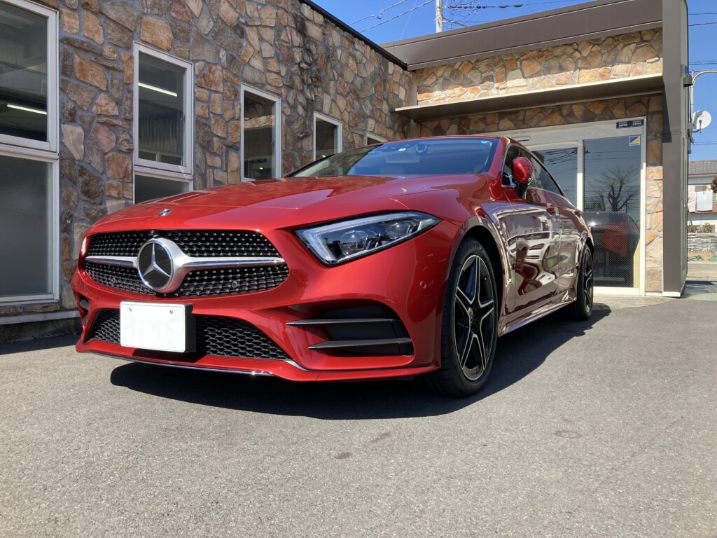 祝！！ご納車＊＊ メルセデス・ベンツ CLS450 ヒヤシンスレッド