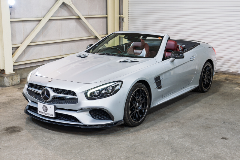 メルセデスベンツ SL400 後期モデル 赤革が映えるラグジュアリーオープン