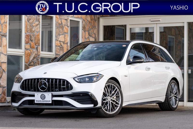AMG C43 4MATIC ステーションワゴン 黒革・最新安全装備付き中古車